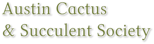 Austin Cactus
& Succulent Society